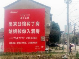 定边墙体广告在乡镇、农村市场的媒体优势