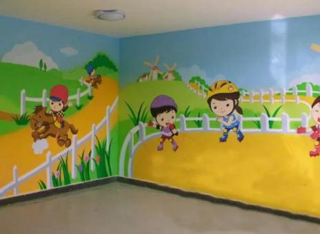 定边幼儿园墙体彩绘制作流程及注意事项