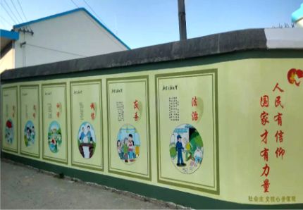 定边文化墙施工攻略